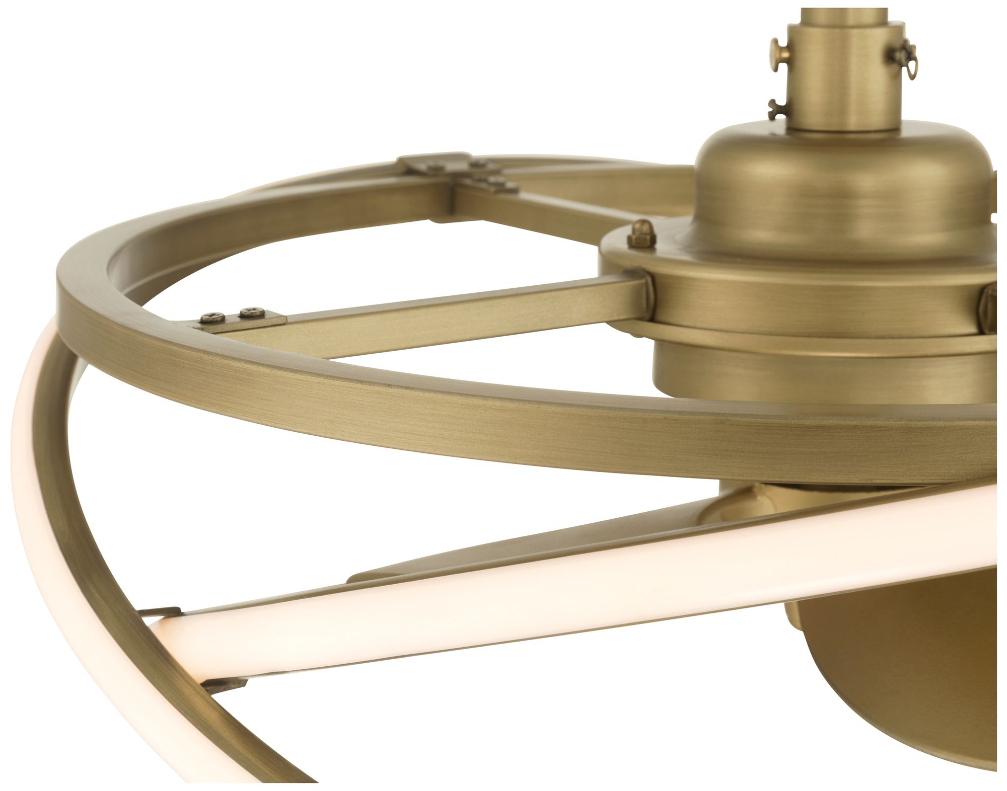 Hunter 20" Cirro Fandelier Luxe Gold with LED Light Kit and Handheld Remote