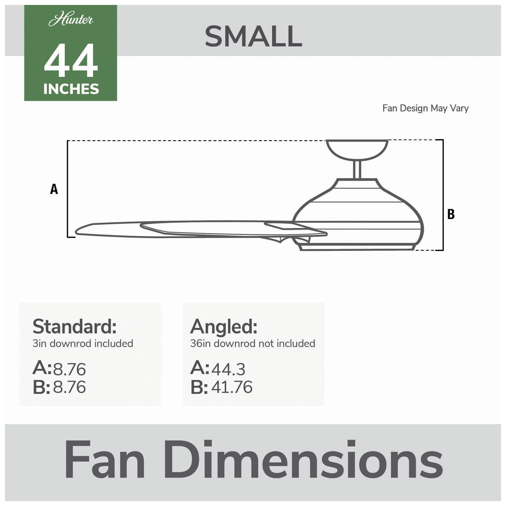 Image 5 Hunter 44" Cassius Noble Bronze Fan with Warm Grey Oak/Dark Gray Oak Blades more views