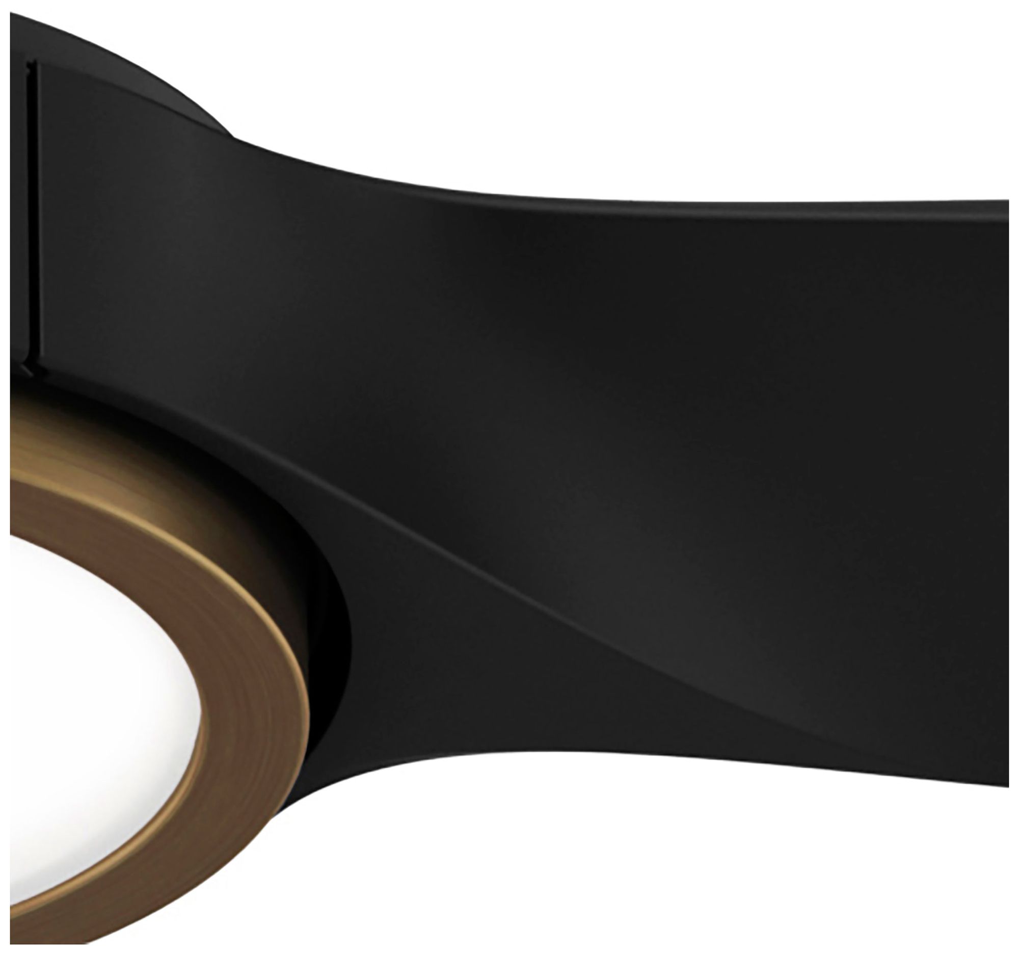 Hunter 44 inch 3 Blade ZenTech Wi-Fi Matte Black Damp Rated Ceiling Fan