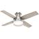 Hunter 44" Dempsey Brushed Nickel LED Indoor Ceiling Fan with Remote