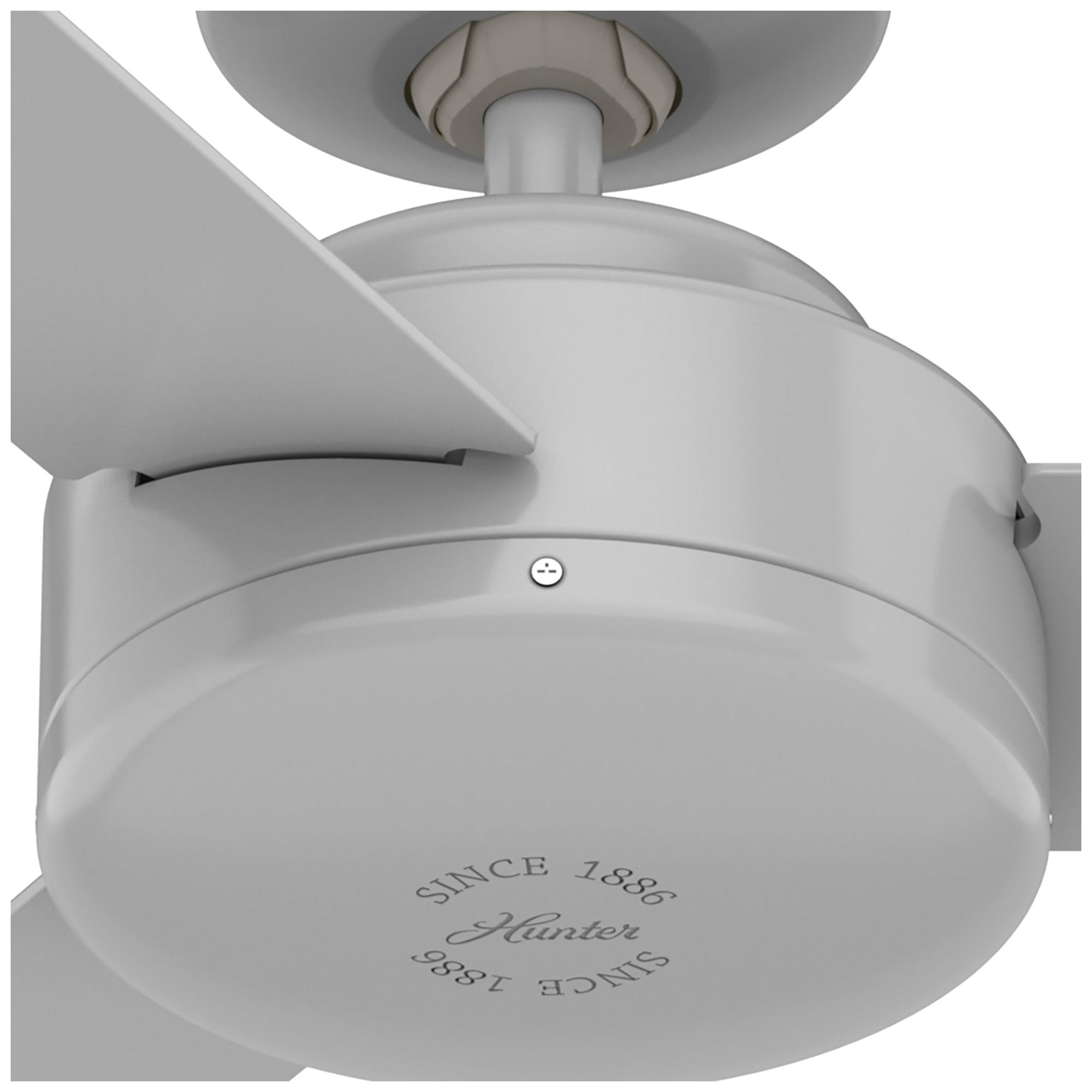 Hunter 44 inch Presto Dove Grey Ceiling Fan and Wall Control