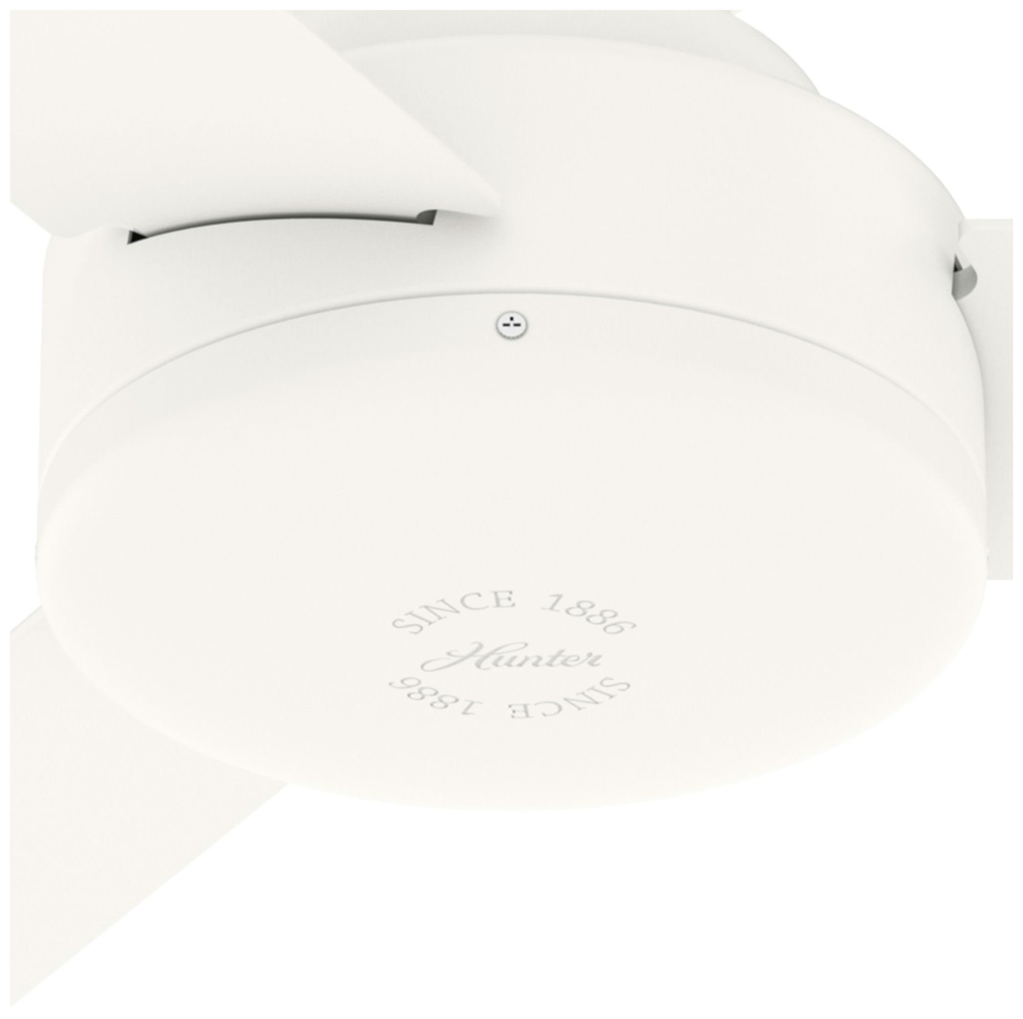 Image 7 Hunter 44 inch Presto Matte White Low Profile Ceiling Fan and Wall Control more views