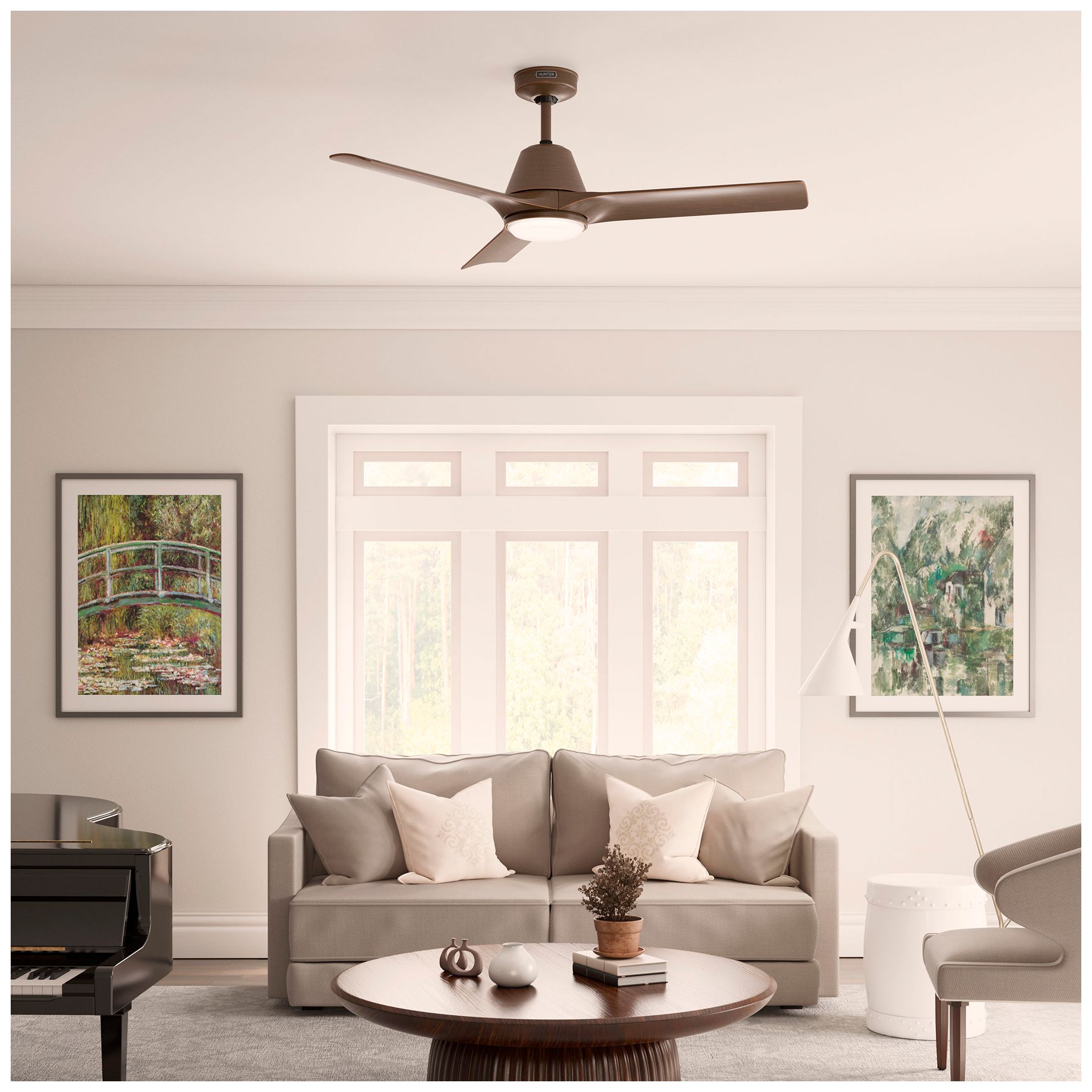 Hunter 52" Aeronaut Wi-Fi Matte Bronze D