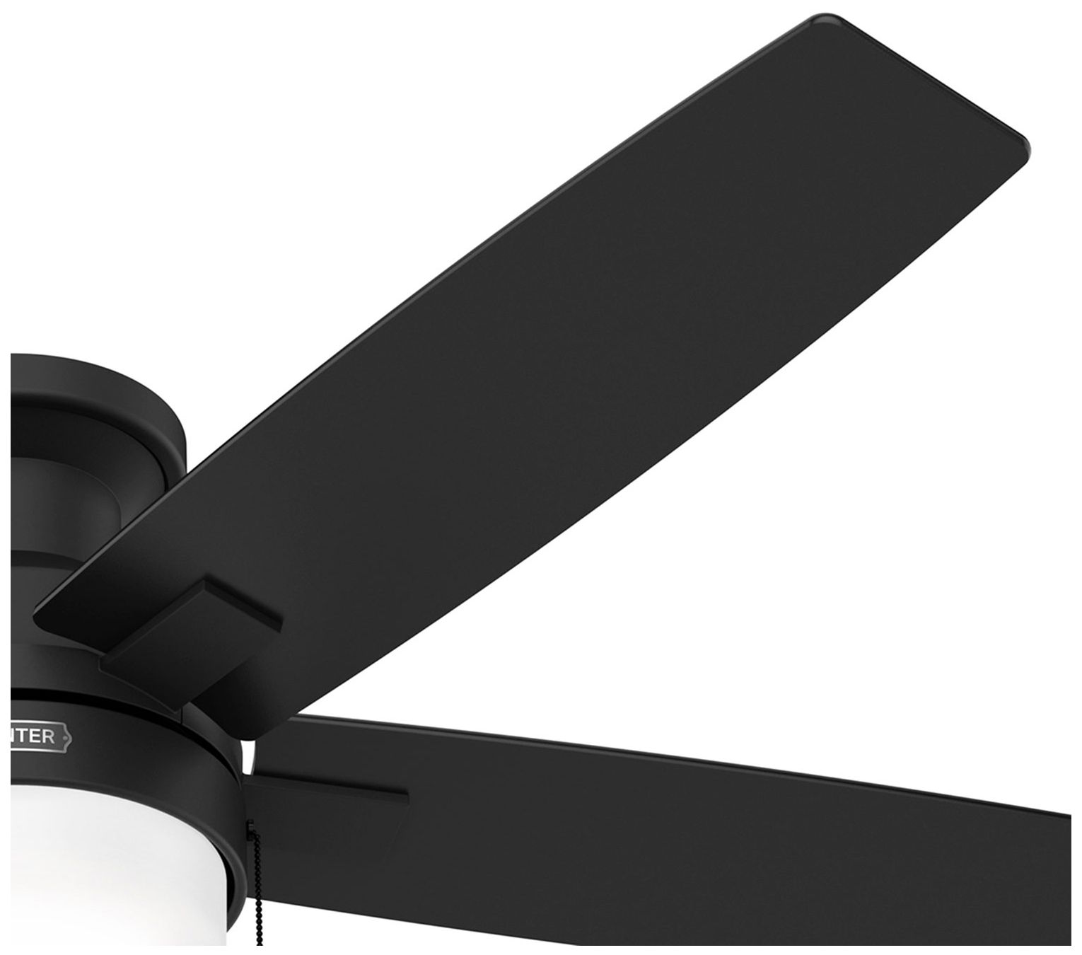 Thumbnail3 of Hunter 52" Anisten Matte Black Low Profile Ceiling Fan with LED Light Kit more views