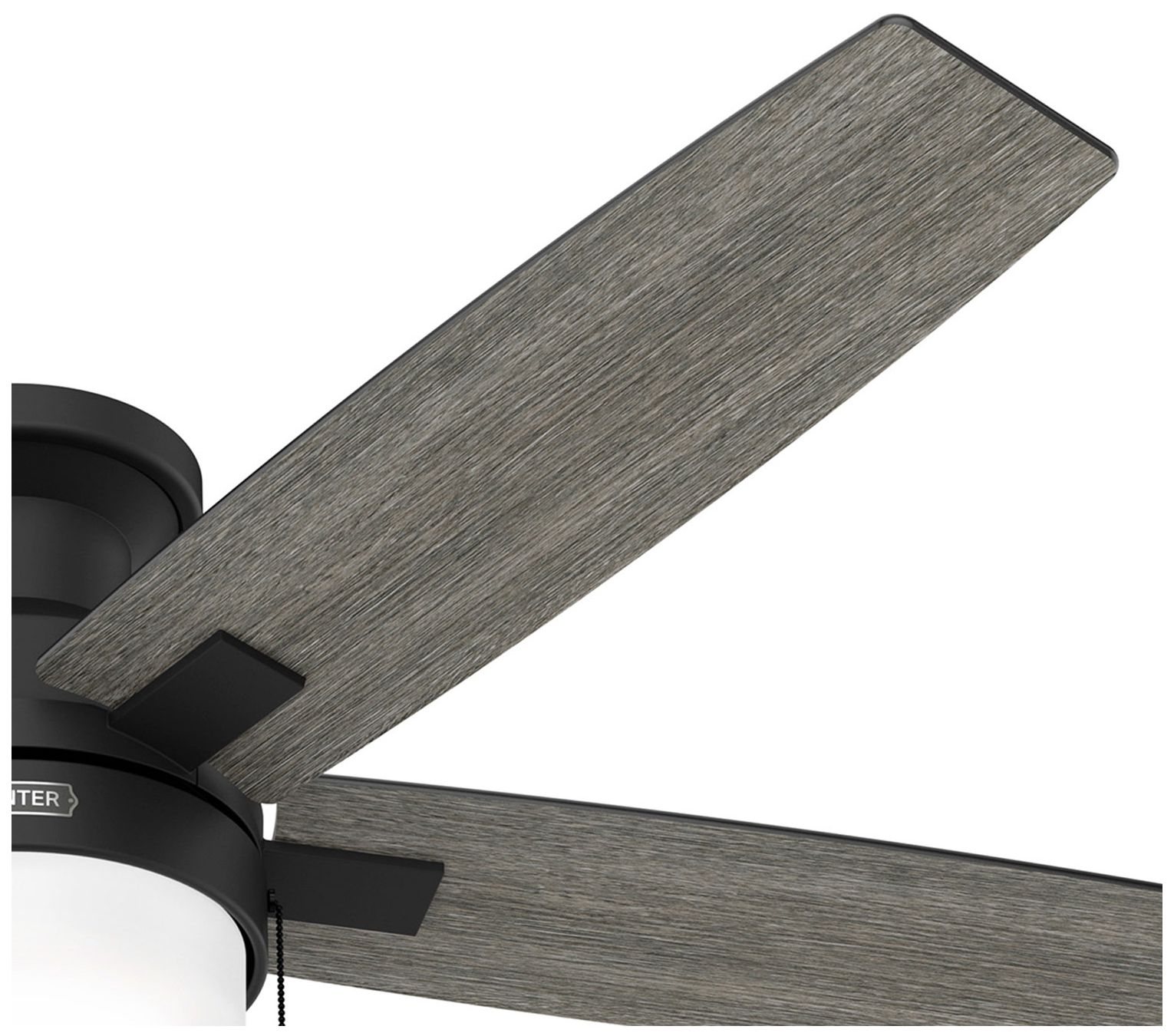 Thumbnail4 of Hunter 52" Anisten Matte Black Low Profile Ceiling Fan with LED Light Kit more views