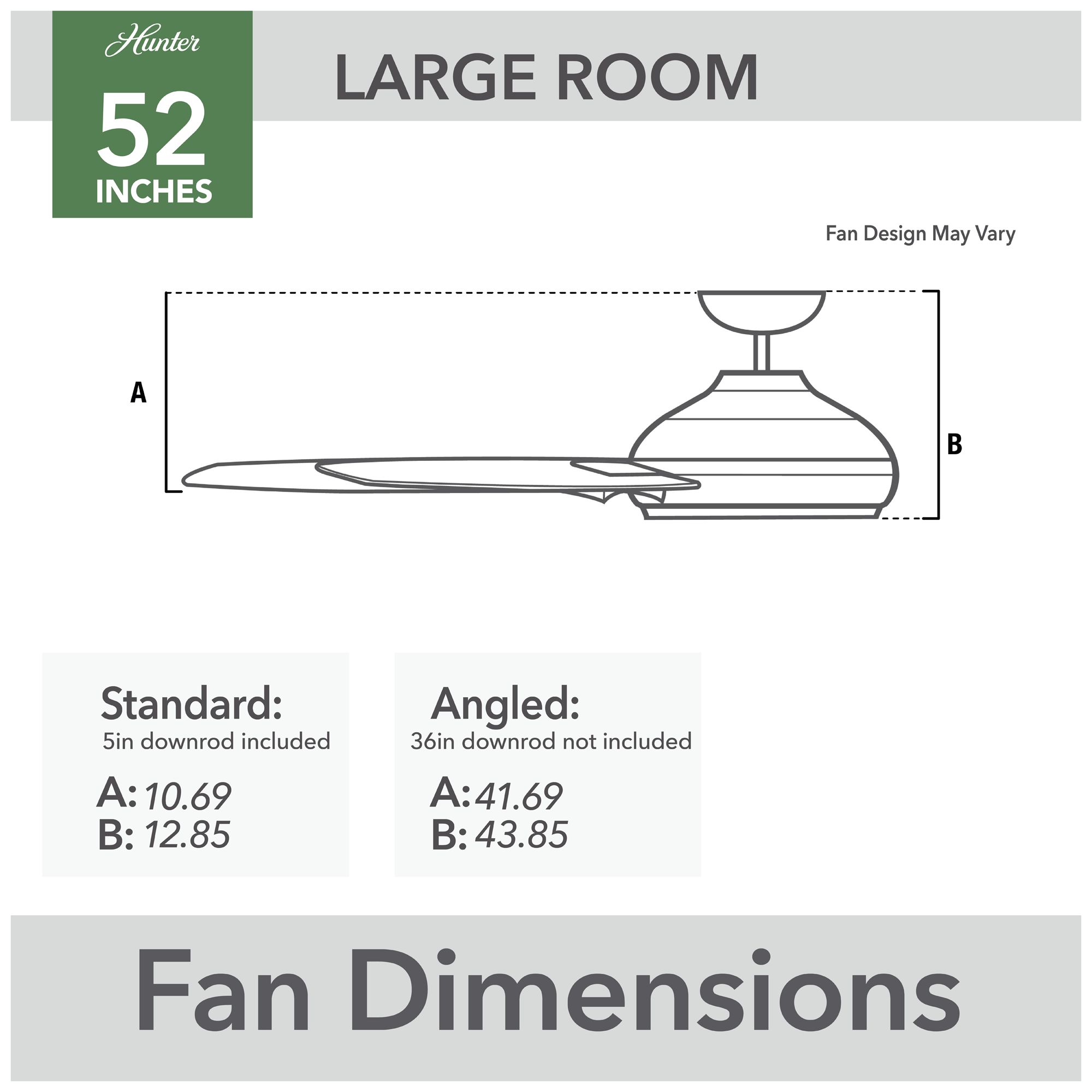 Image 5 Hunter 52" Cassius Noble Bronze Fan with Warm Grey Oak/Dark Gray Oak Blades more views