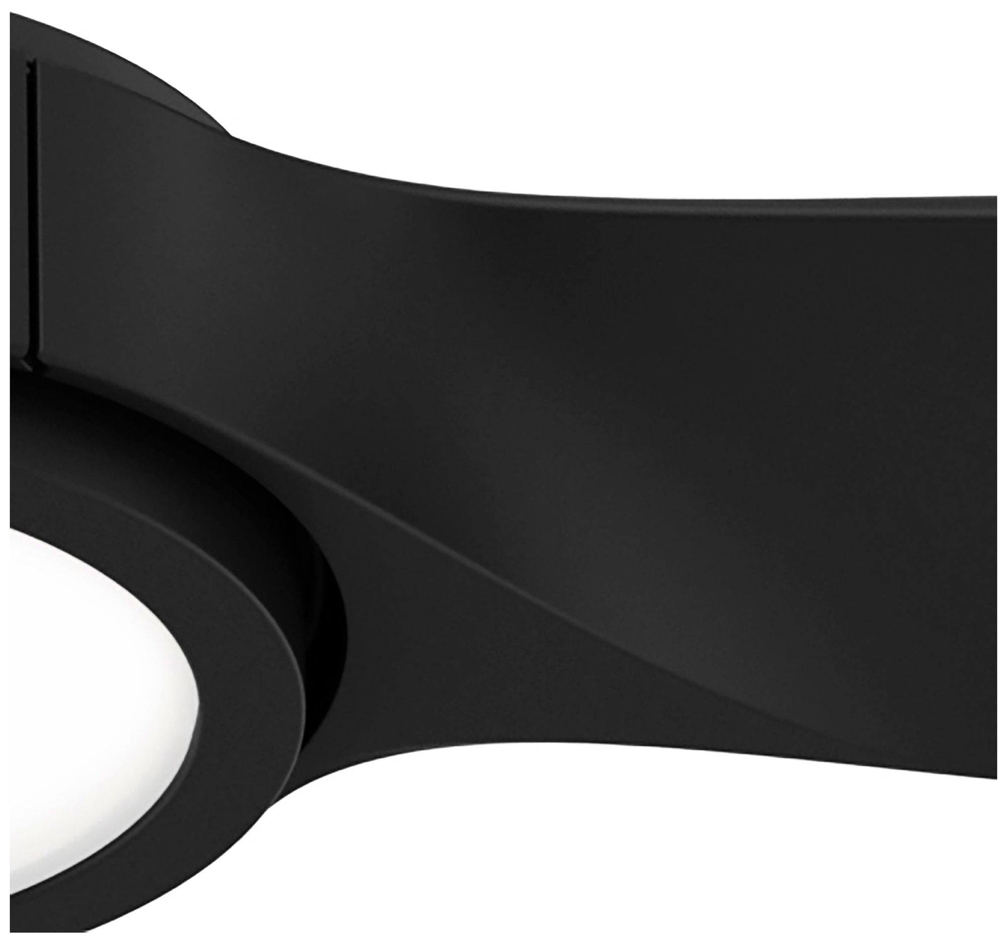 Hunter 52 inch 3 Blade Zentech Wi-Fi Matte Black Damp Rated Ceiling Fan