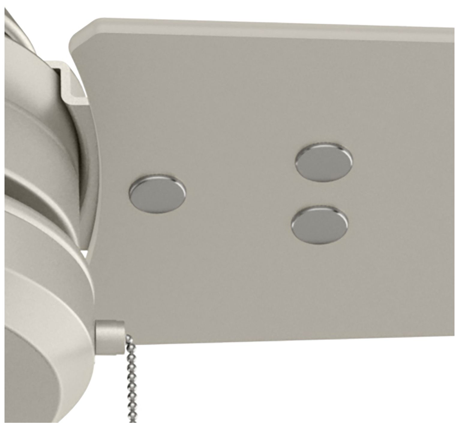 Image 7 Hunter 52 inch Cassius Matte Nickel Damp Rated Ceiling Fan and Pull Chain more views