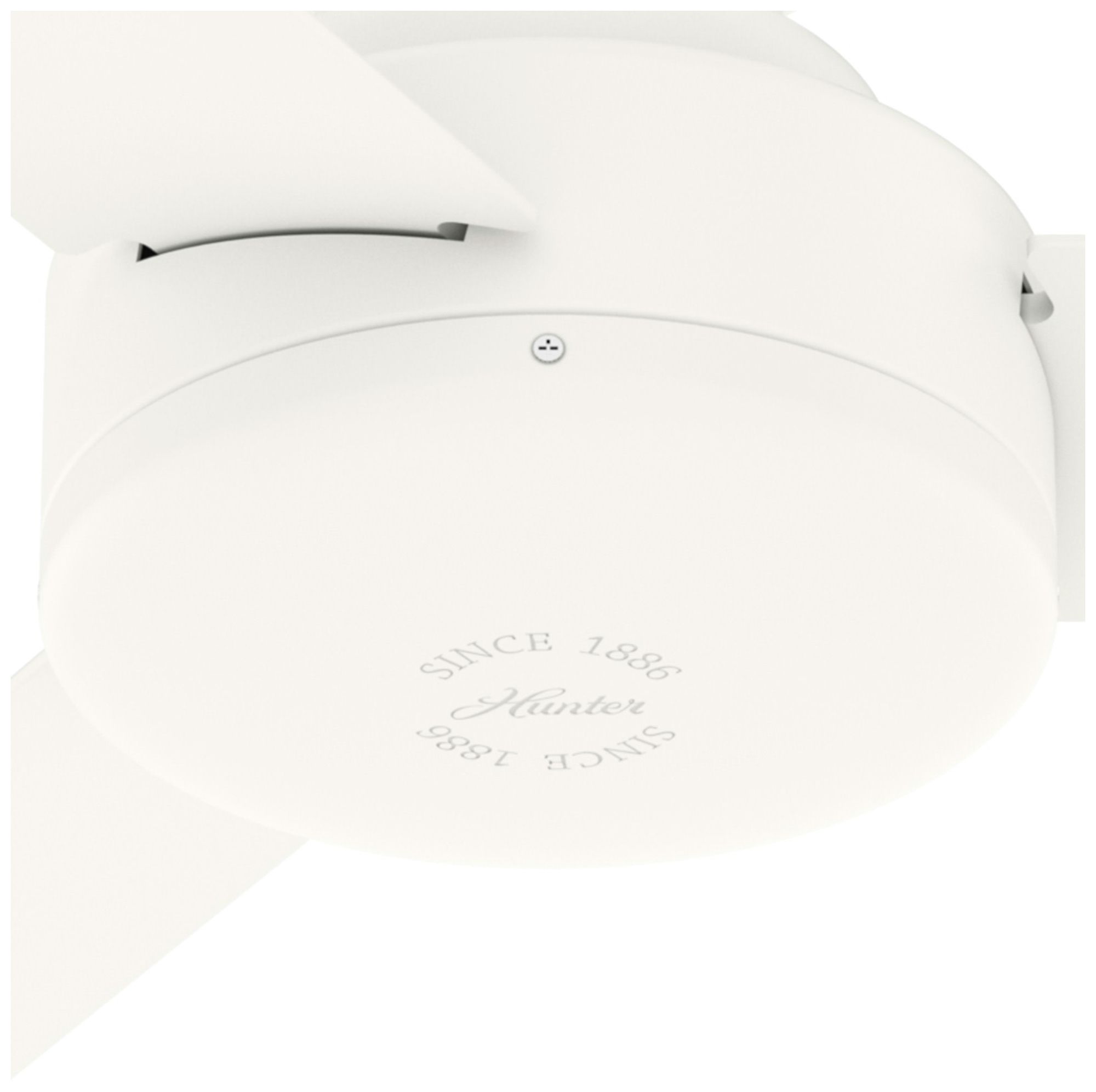 Image 7 Hunter 52 inch Presto Matte White Low Profile Ceiling Fan and Wall Control more views