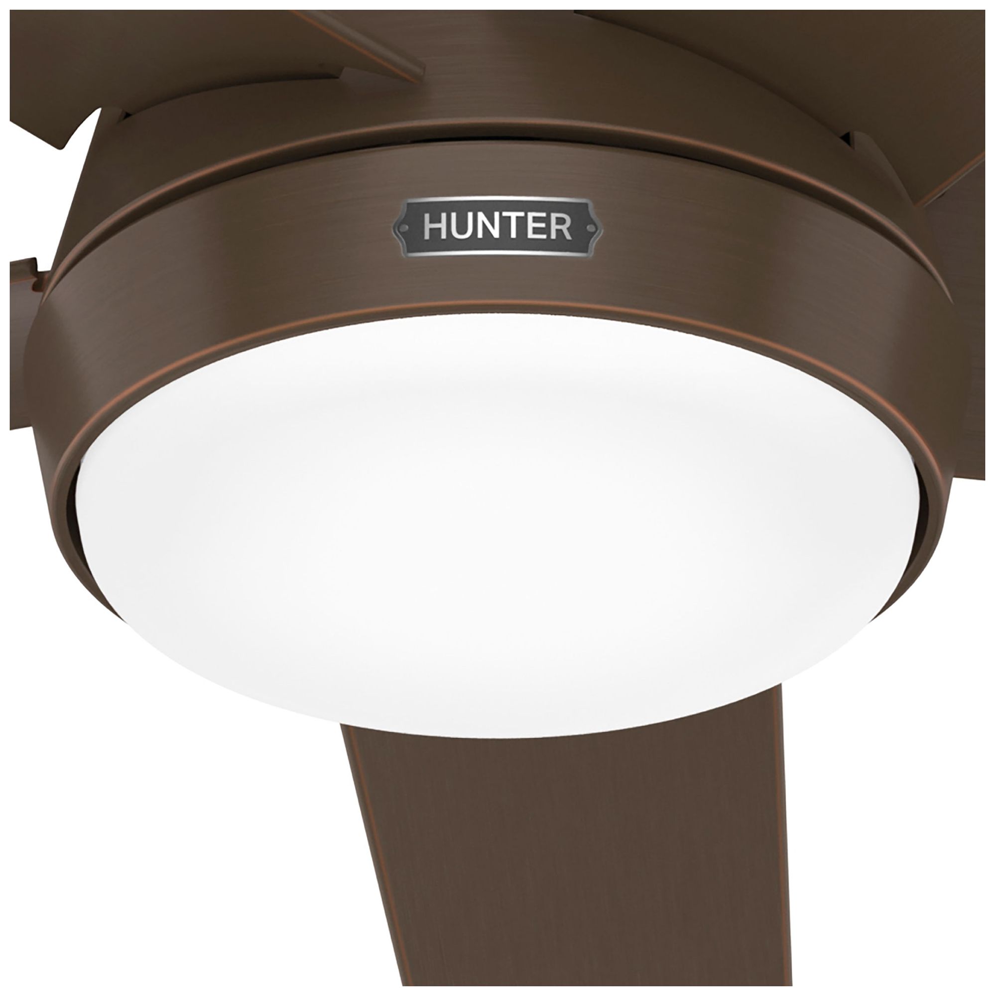 Hunter 52 inch Skyflow Matte Bronze WeatherMax Indoor / Outdoor Ceiling Fan