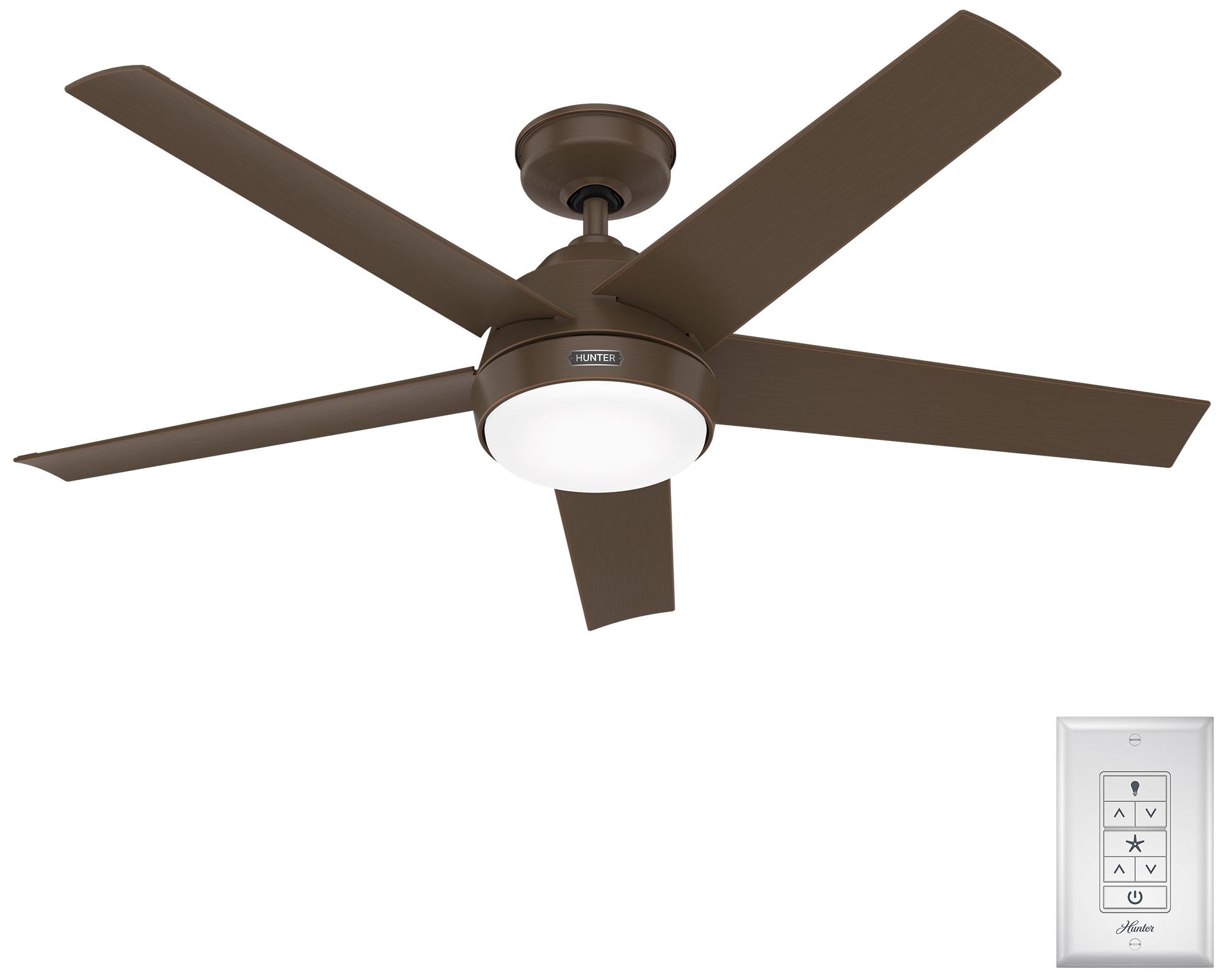 Image 4 Hunter 52 inch Skyflow Matte Bronze WeatherMax Indoor / Outdoor Ceiling Fan more views