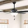 1_Hunter 52 inch Swanson Matte Black Ceiling Fan with LED Light Kit