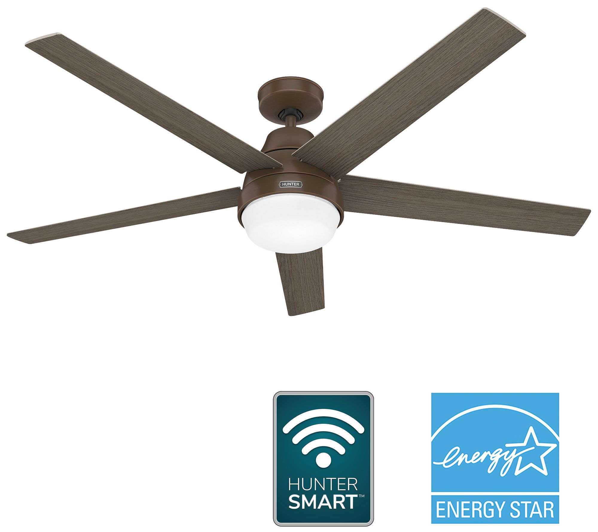 Image 2 Hunter 60" Aerodyne Wi-Fi Matte Bronze F more views