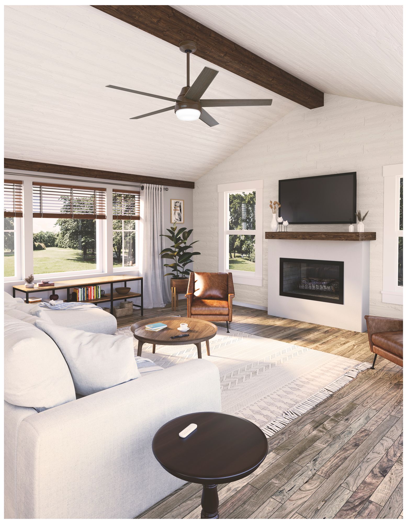 Image 4 Hunter 60" Aerodyne Wi-Fi Matte Bronze F more views