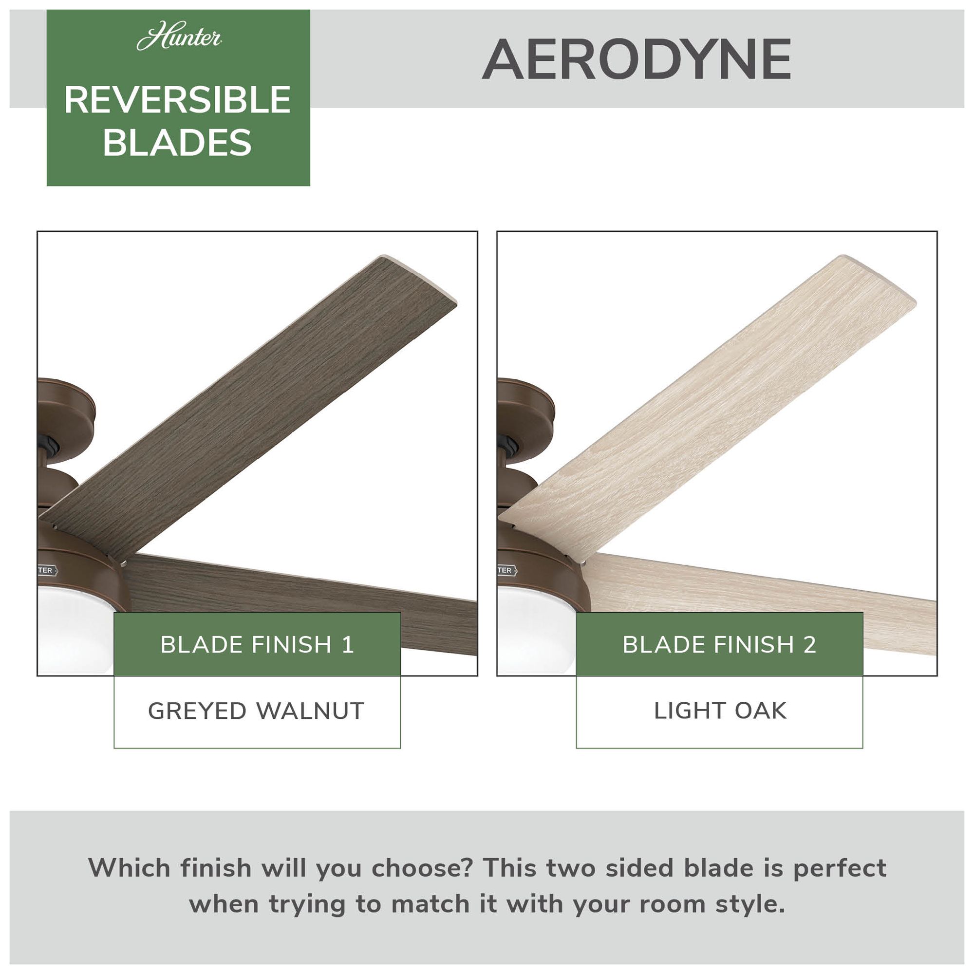 Hunter 60" Aerodyne Wi-Fi Matte Bronze F