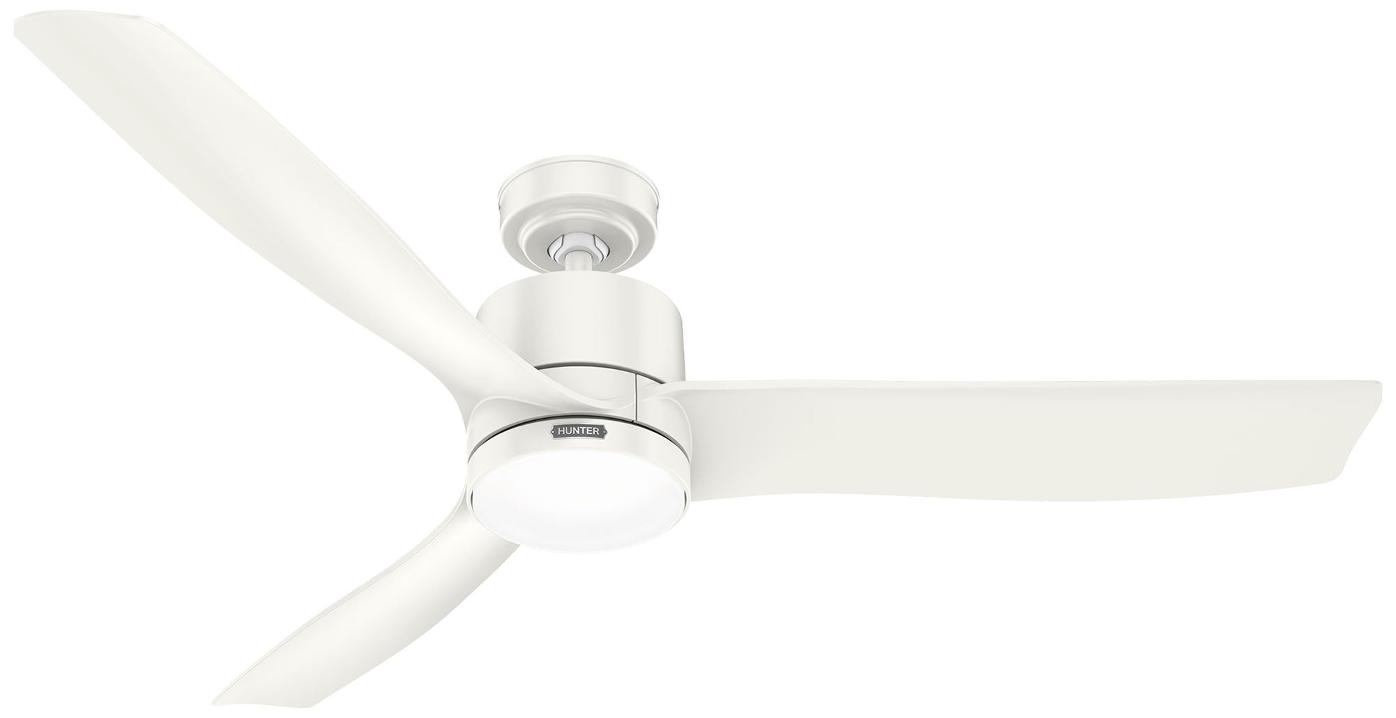 Image 2 Hunter 60" Bolsa Fresh White Fan with LED Light Kit and Handheld Remote