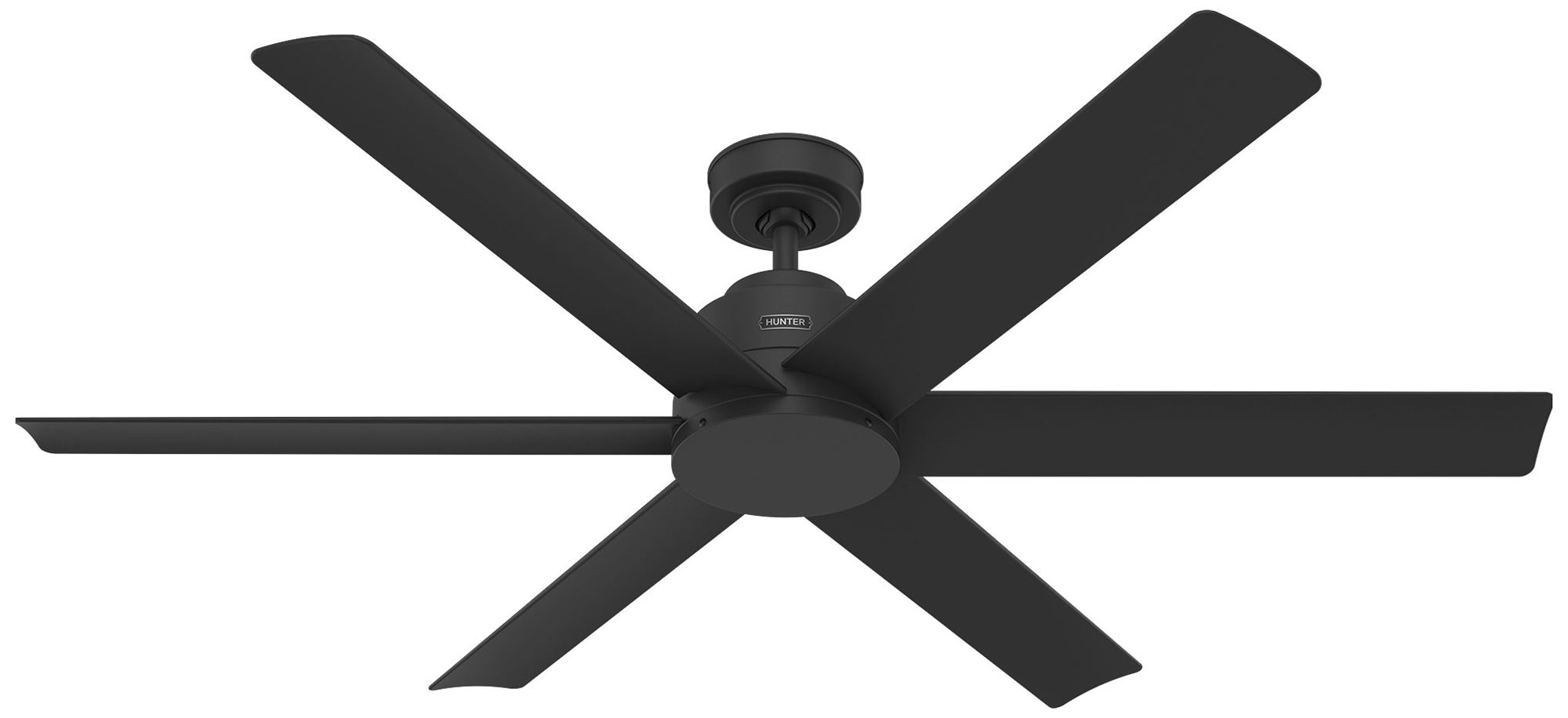Image 2 Hunter 60 inch Kennicott ENERGY STAR Matte Black Damp Rated Ceiling Fan