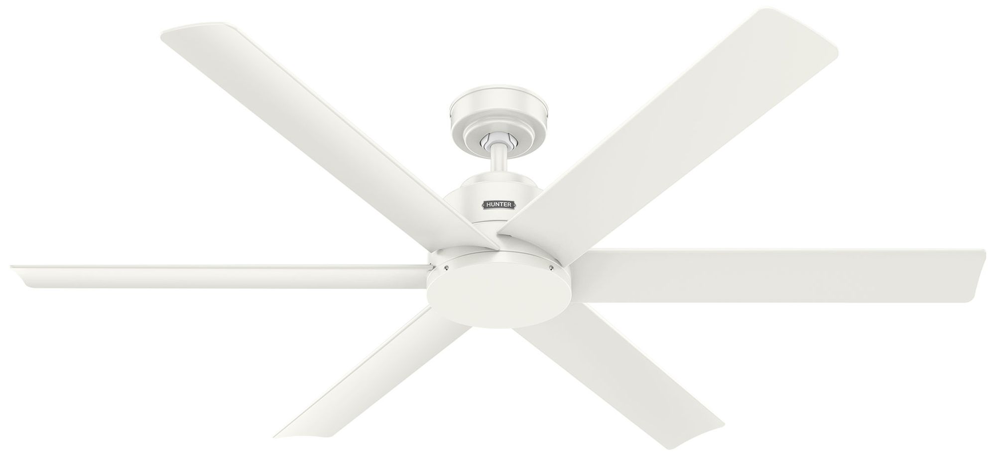 Image 2 Hunter 60" Kennicott ENERGY STARA Fresh White Damp Rated Fan with Remote