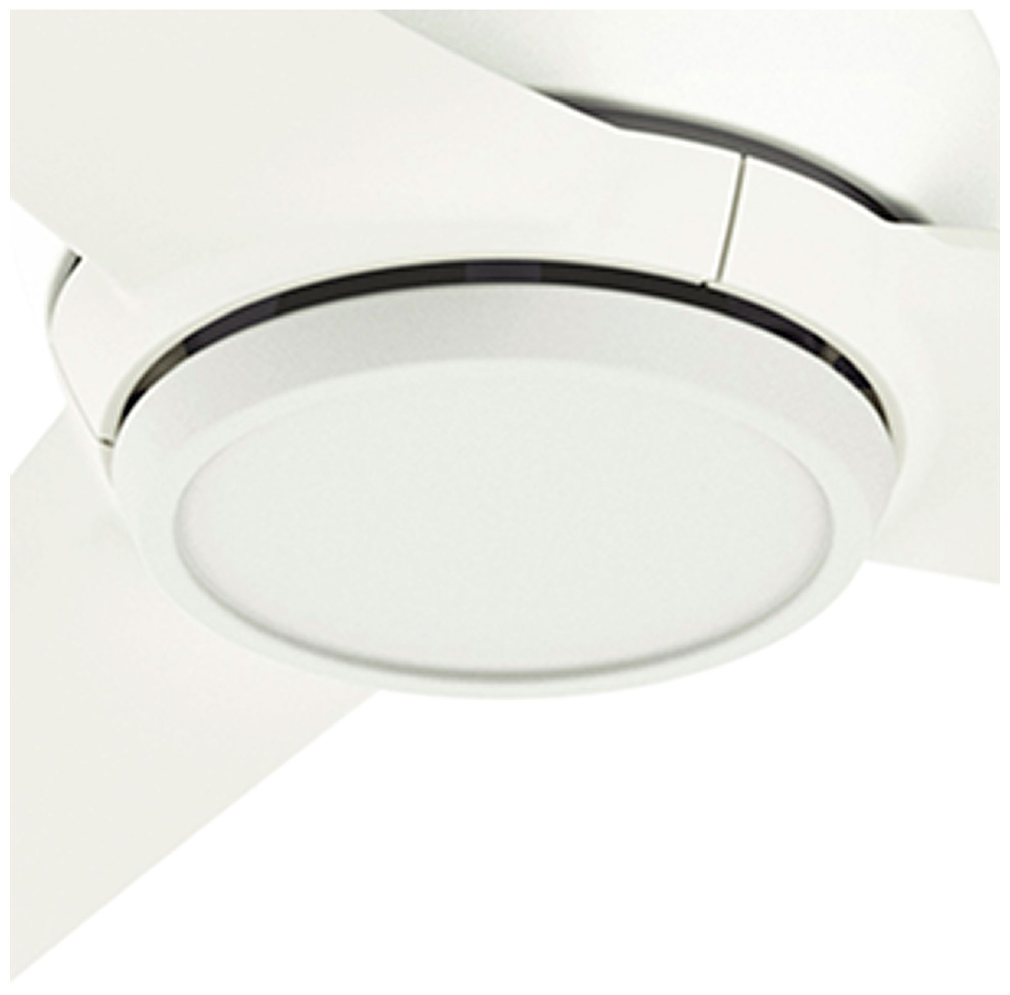Hunter 60" Mazzini Matte White Damp Rated Ceiling Fan and Handheld Remote