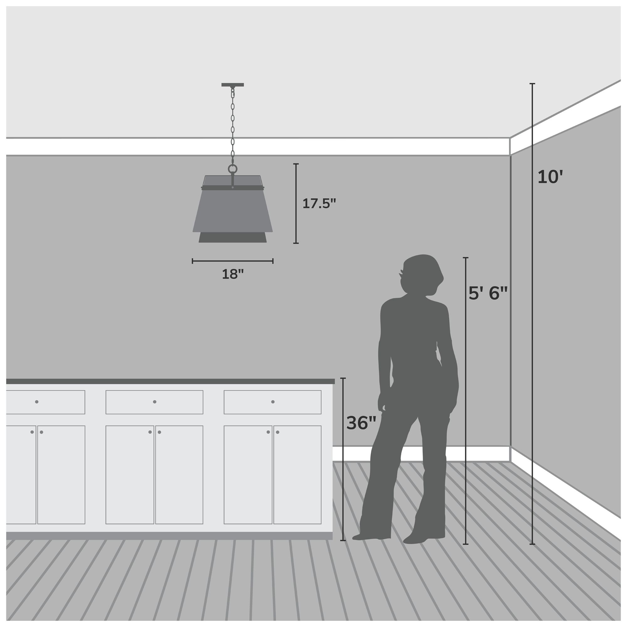 Image 6 Hunter Ada Lee Alturas Gold 1 Light Larg more views