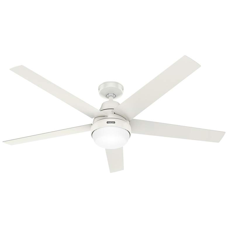 Image 2 Hunter Aerodyne LED 60 in Fresh White ENERGY STAR Indoor Fan