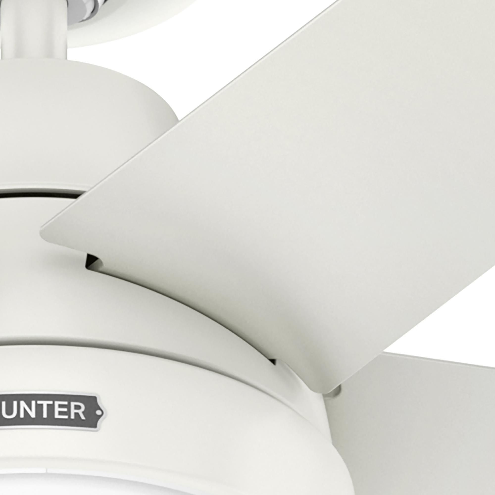 Hunter Aerodyne LED 60 in Fresh White ENERGY STAR Indoor Fan