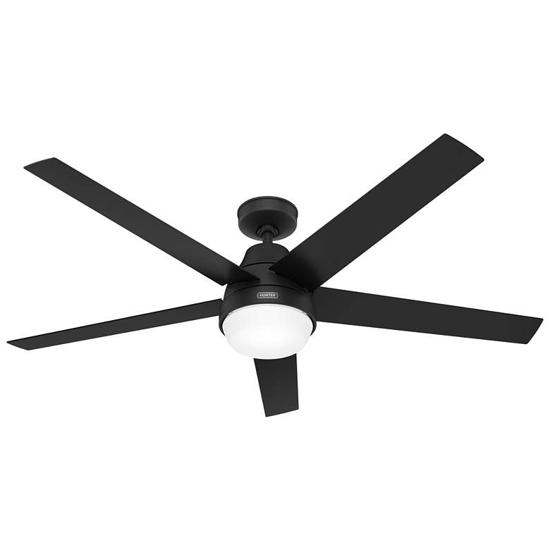 Image 2 Hunter Aerodyne LED 60 in Matte Black ENERGY STAR Indoor Fan