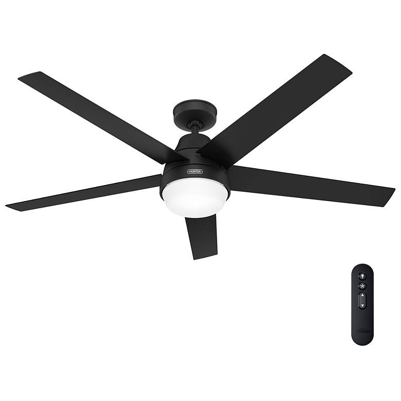 Image 4 Hunter Aerodyne LED 60 in Matte Black ENERGY STAR Indoor Fan more views