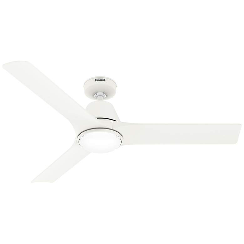 Image 2 Hunter Aeronaut LED 52 in Matte White ENERGY STAR Outdoor Fan