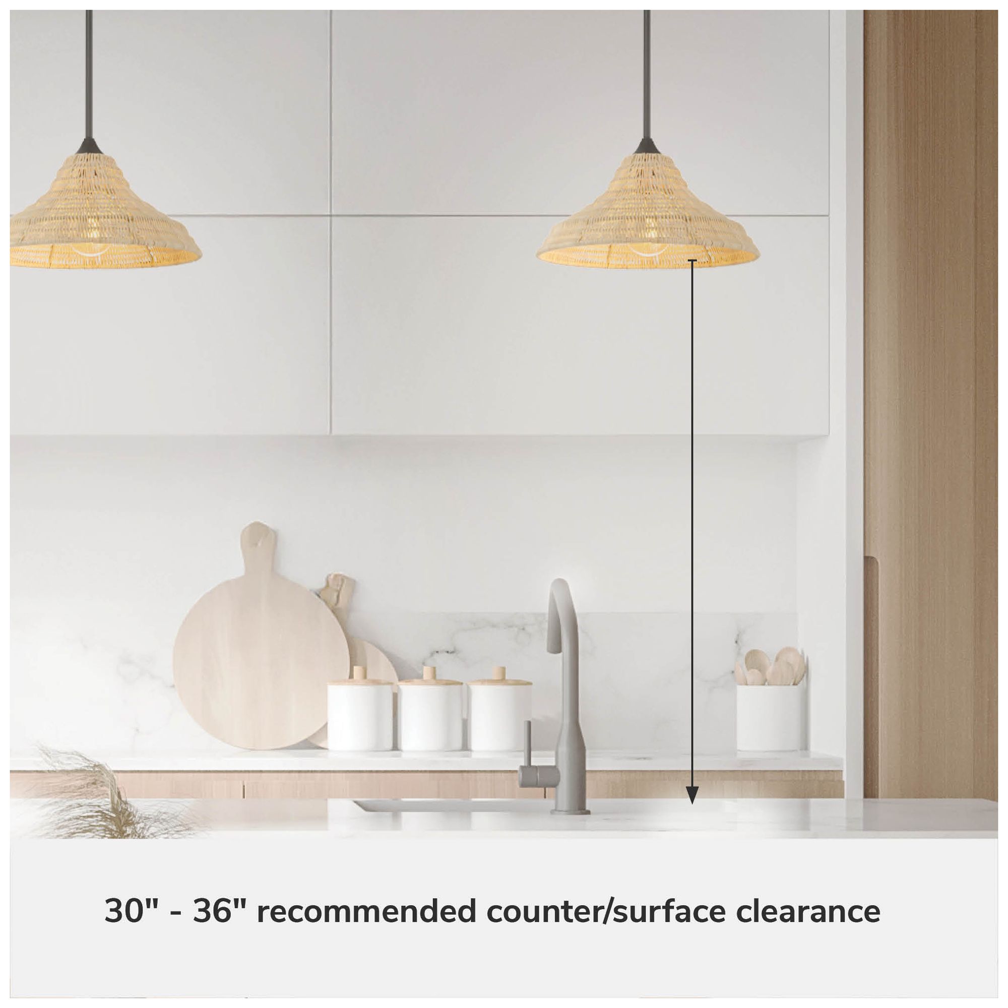 Image 7 Hunter Agoura Matte Black 1 Light Medium Pendant Ceiling Light Fixture more views