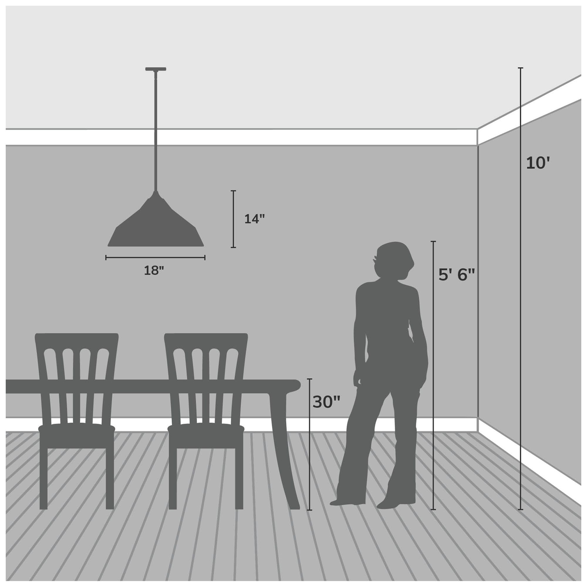 Image 4 Hunter Agoura Matte Black 3 Light Extra Large Pendant Ceiling Light Fixture more views