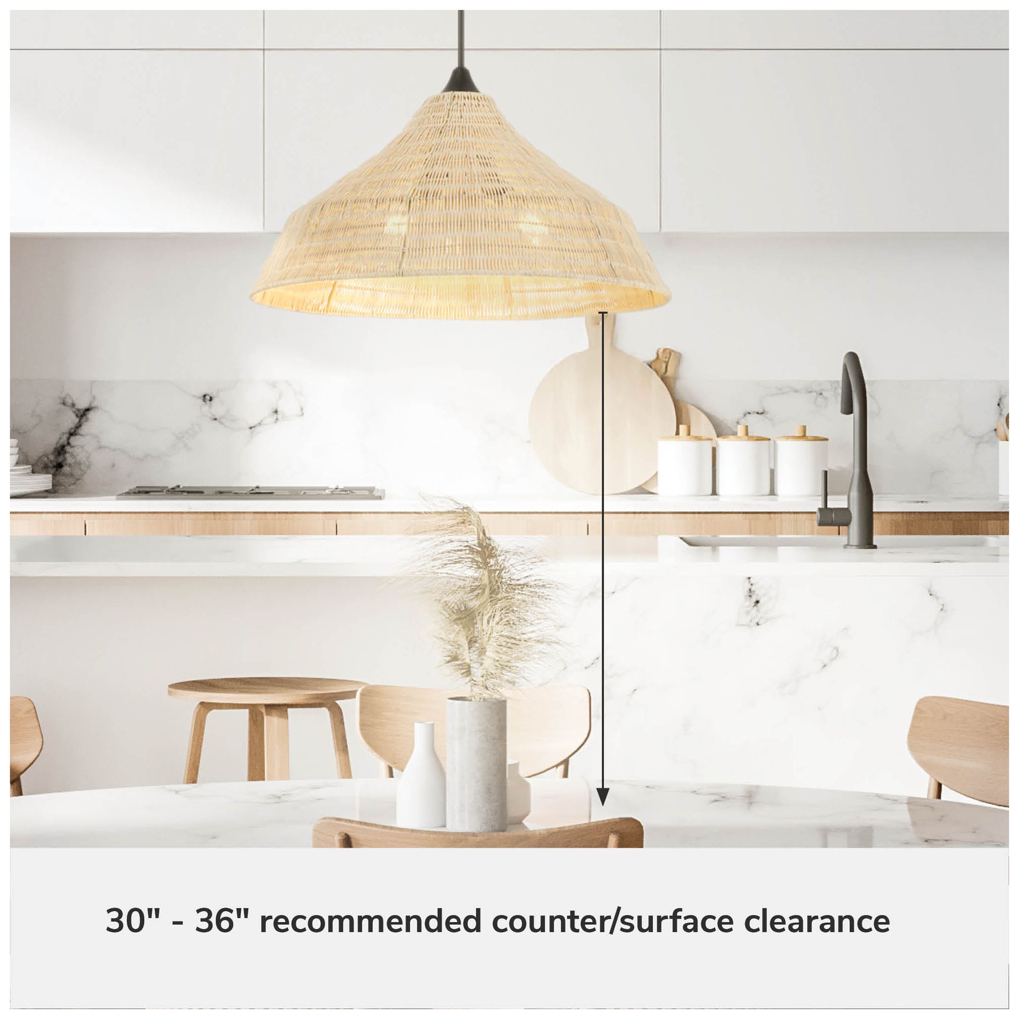 Image 7 Hunter Agoura Matte Black 3 Light Extra Large Pendant Ceiling Light Fixture more views