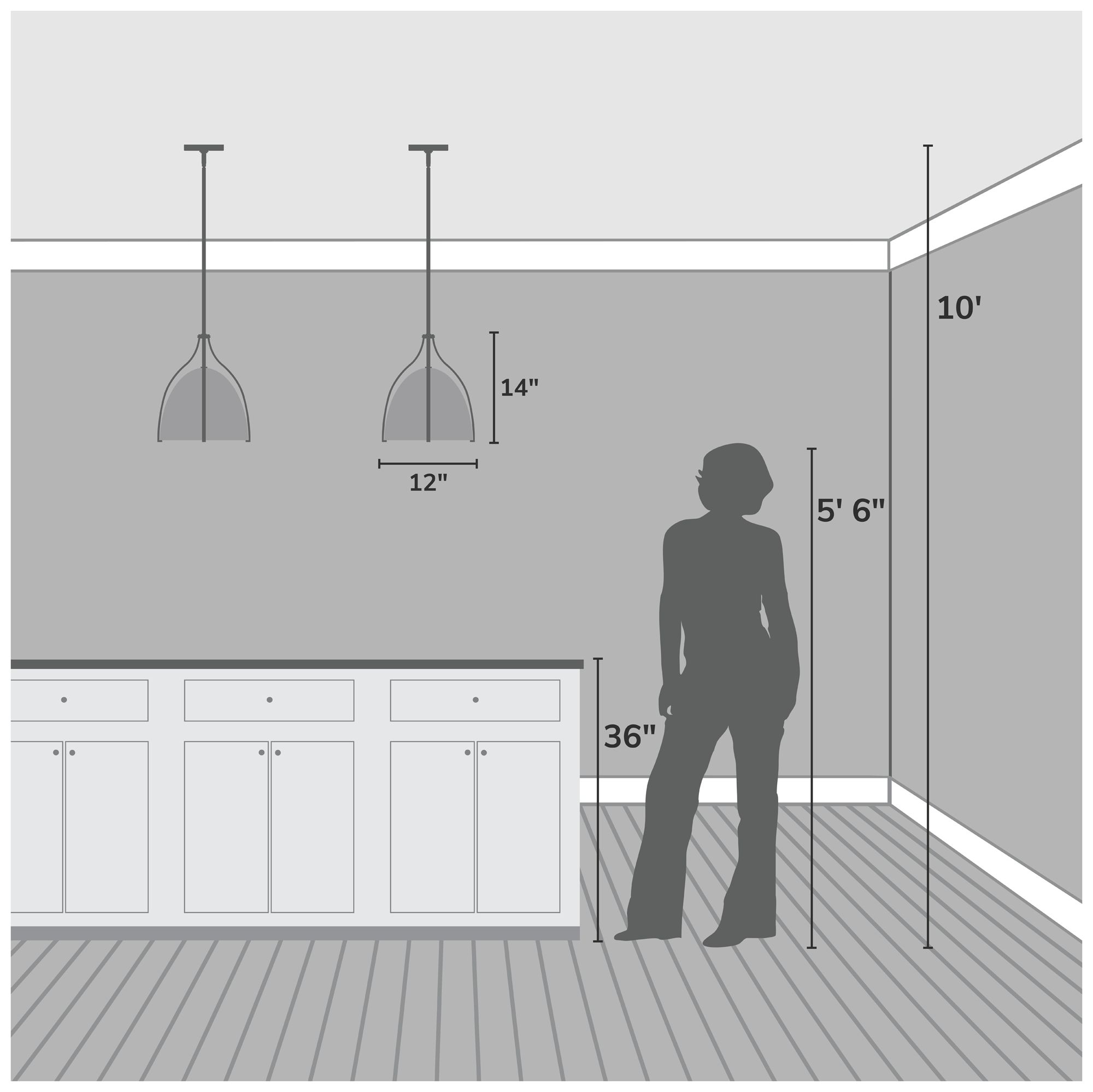 Image 5 Hunter Arcelia Alturas Gold with Cased White Glass 1 Light Pendant more views