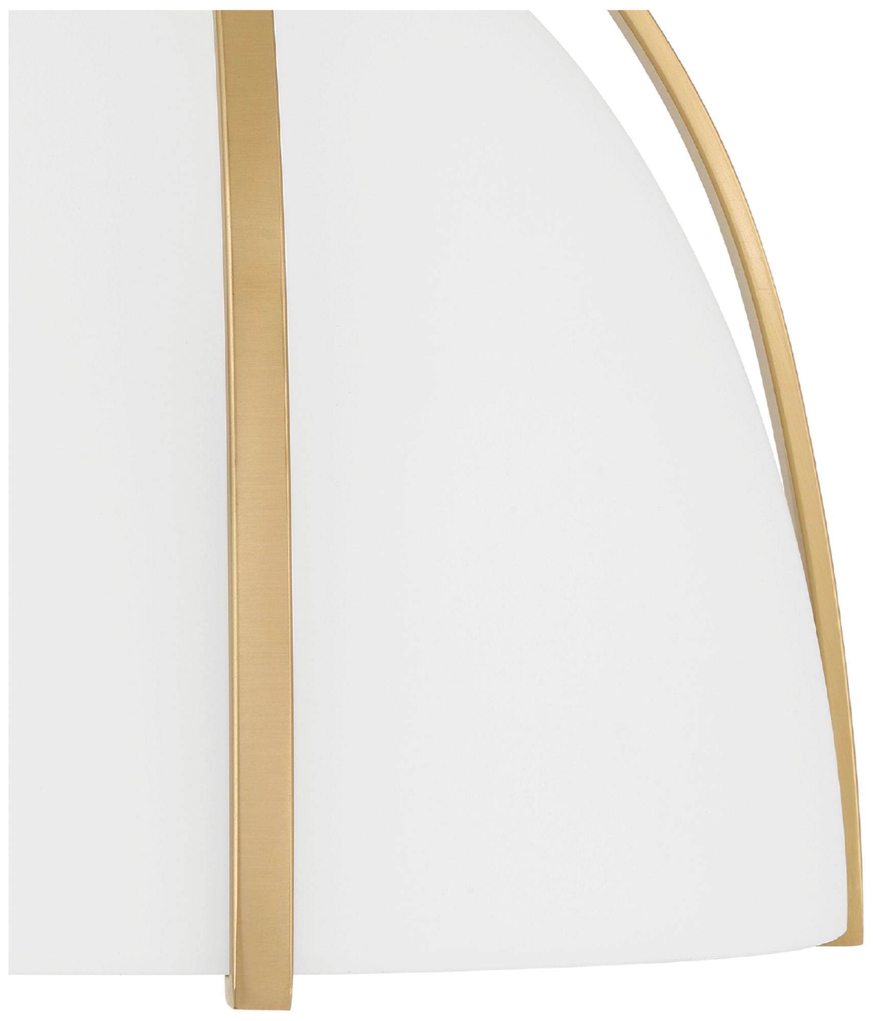 Hunter Arcelia Alturas Gold with Cased White Glass 1 Light Pendant