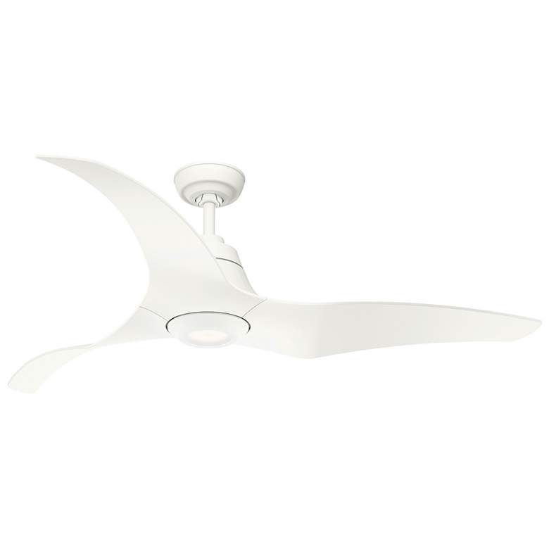 Image 2 Hunter Arwen LED 60 in Matte White ENERGY STAR Outdoor Fan