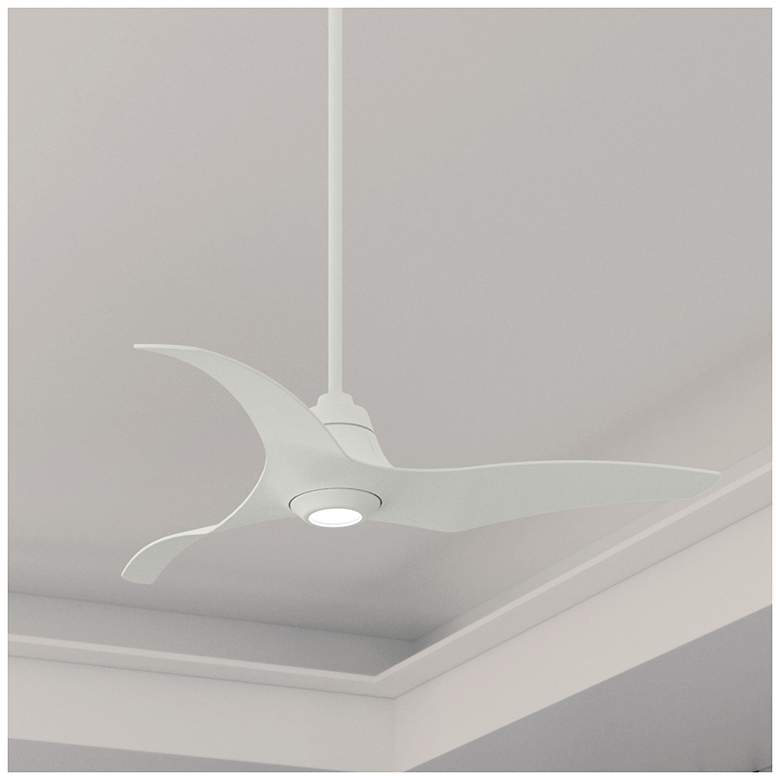 Image 1 Hunter Arwen LED 60 in Matte White ENERGY STAR Outdoor Fan