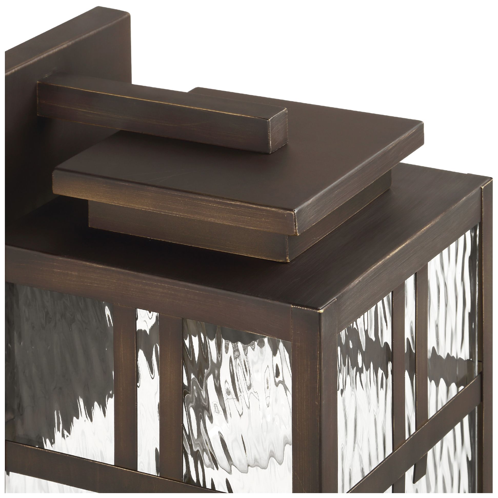 Image 5 Hunter Aspenbrook Matte Bronze WeatherMax 1 Light Large 17 Inch Wall Light more views