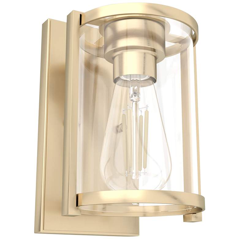 Image 1 Hunter Astwood 10 1/4" High Alturas Gold Wall Sconce