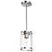 Hunter Astwood 6" Wide Polished Nickel Mini Pendant