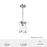3_Hunter Astwood 6" Wide Polished Nickel Mini Pendant more views
