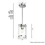 4_Hunter Astwood 6" Wide Polished Nickel Mini Pendant more views