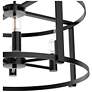 4_Hunter Astwood Matte Black with Clear Glass 6 Light Chandelier more views