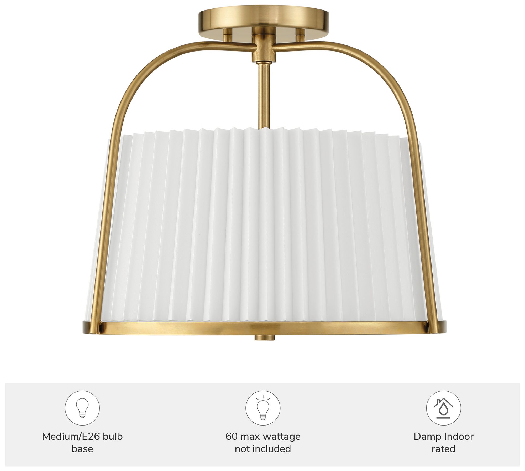 Image 5 Hunter Atmore Alturas Gold 2 Light Large more views