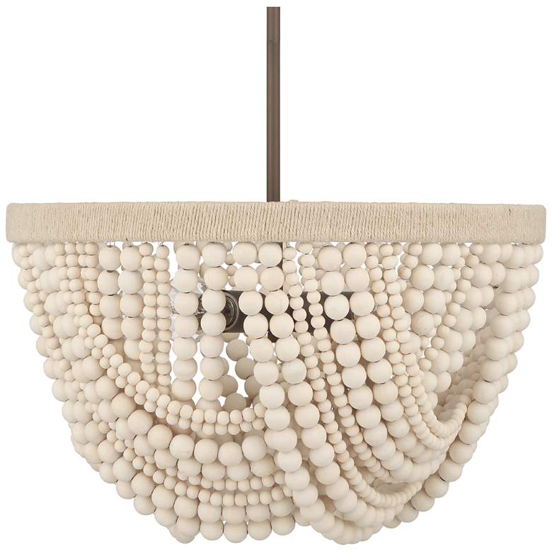 Image 2 Hunter Autumndale Matte Bronze 4 Light Large Pendant Ceiling Light Fixture