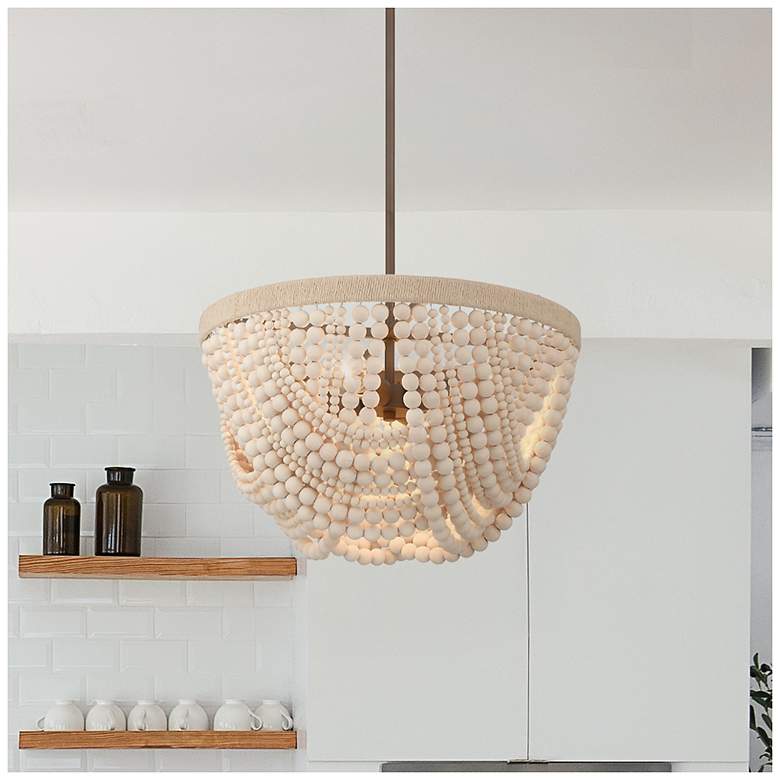 Image 1 Hunter Autumndale Matte Bronze 4 Light Large Pendant Ceiling Light Fixture