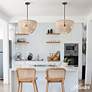3_Hunter Autumndale Matte Bronze 4 Light Large Pendant Ceiling Light Fixture more views