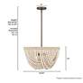 4_Hunter Autumndale Matte Bronze 4 Light Large Pendant Ceiling Light Fixture more views