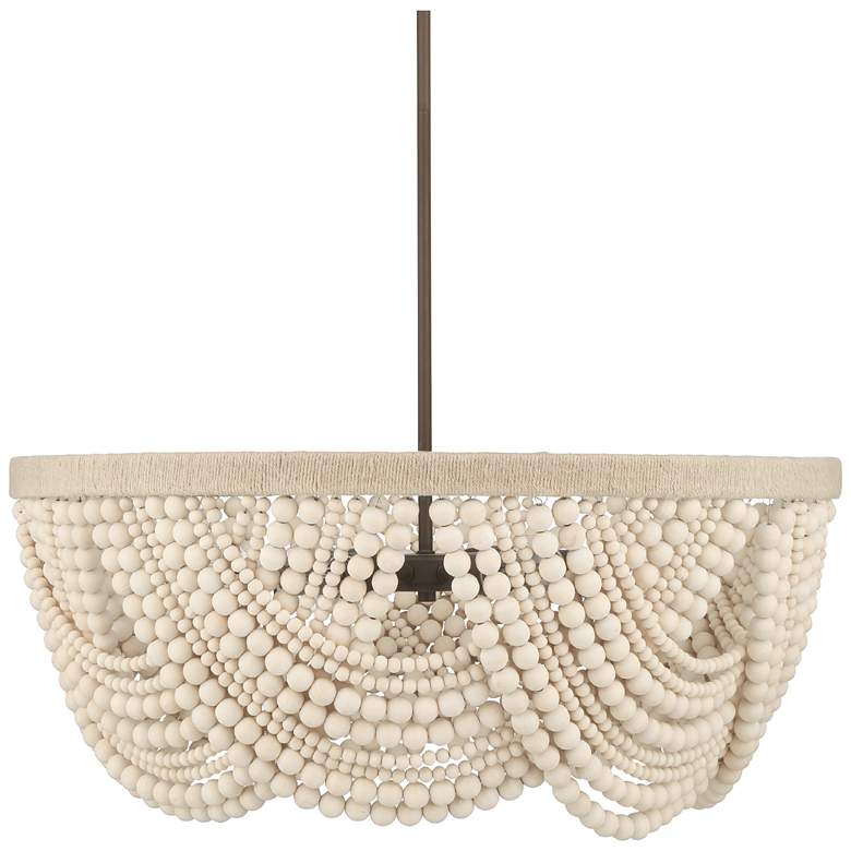 Image 1 Hunter Autumndale Matte Bronze 6 Light Medium Chandelier