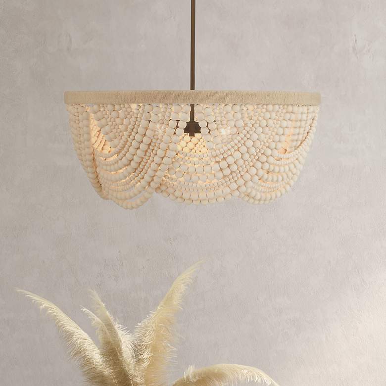 Image 1 Hunter Autumndale Matte Bronze 6 Light Medium Chandelier