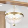 1_Hunter Bay Hollow Alturas Gold with Clear Glass 1 Light Pendant